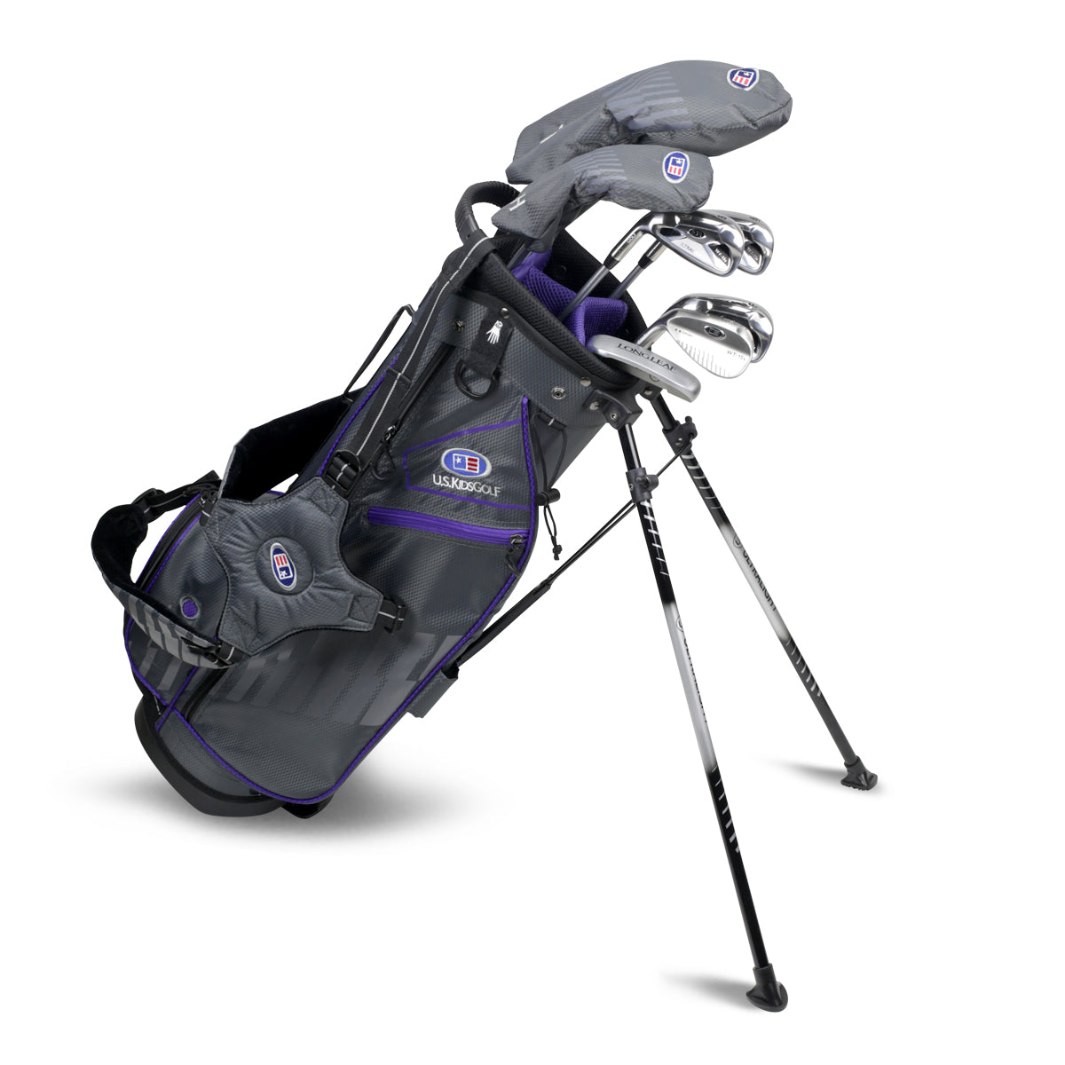 UL54-s 7 Club DV3 Stand Set, All Graphite, Grey/ Left / Grey/Purple