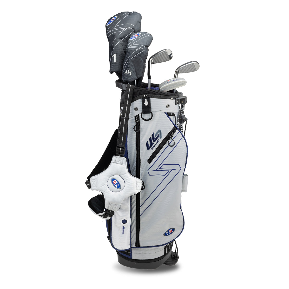 UL7 51 5 Club Stand Set, All Graphite, Black/ Right / Silver/Navy