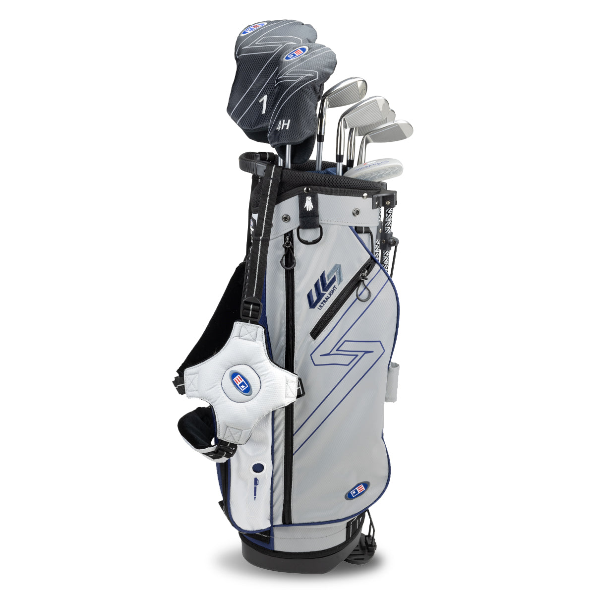 UL7 51 7 Club Stand Set, All Graphite, Black/ Right / Silver/Navy