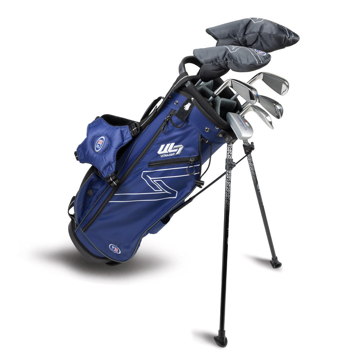 UL7 54 7 Club Stand Set, All Graphite, Black/ Right / Navy/Navy