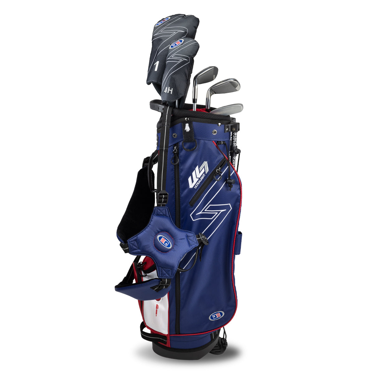 UL7 57 5 Club Stand Set, All Graphite, Black/ Right / Navy/Red