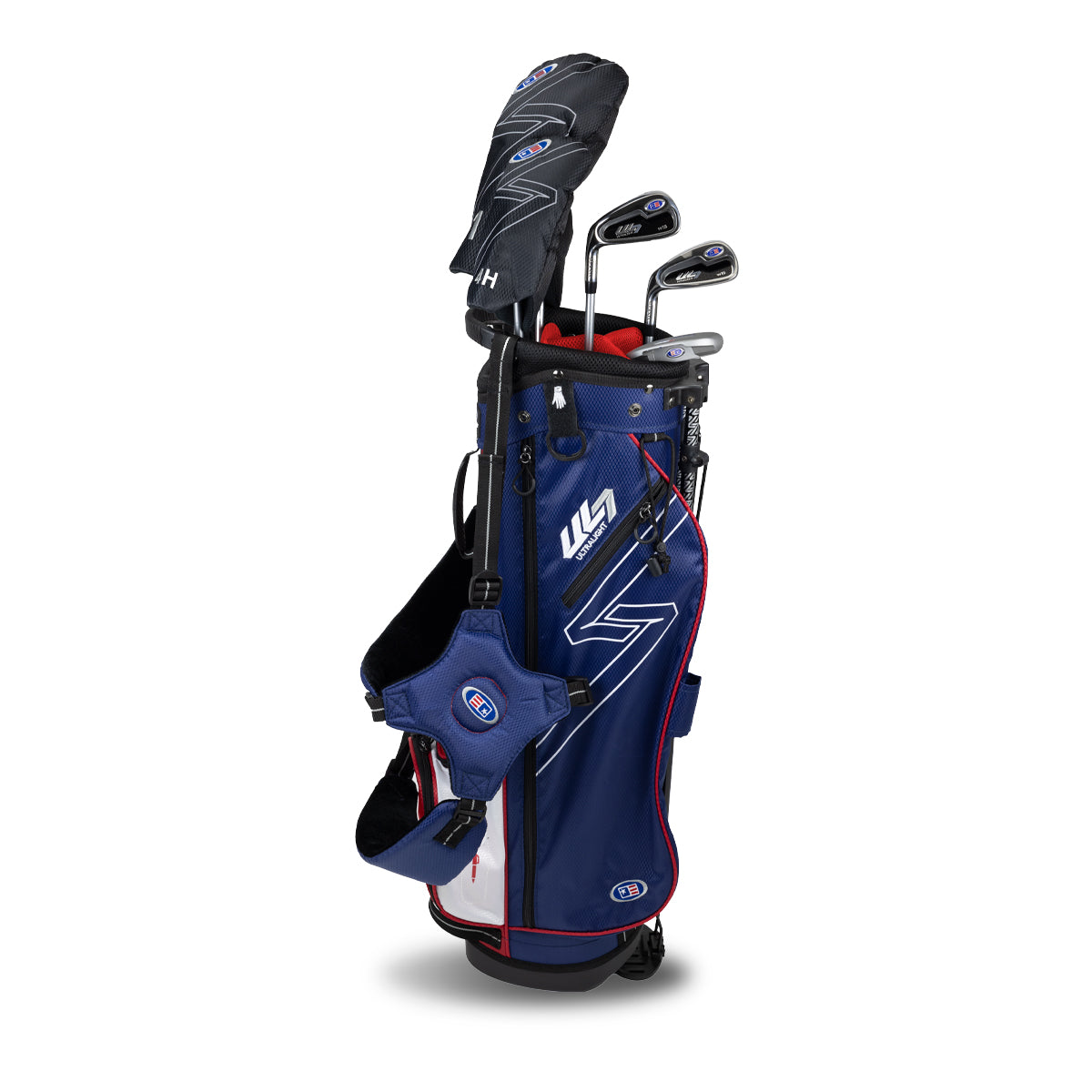 UL7 57 5 Club Stand Set, All Graphite, Black/ Left / Navy/Red