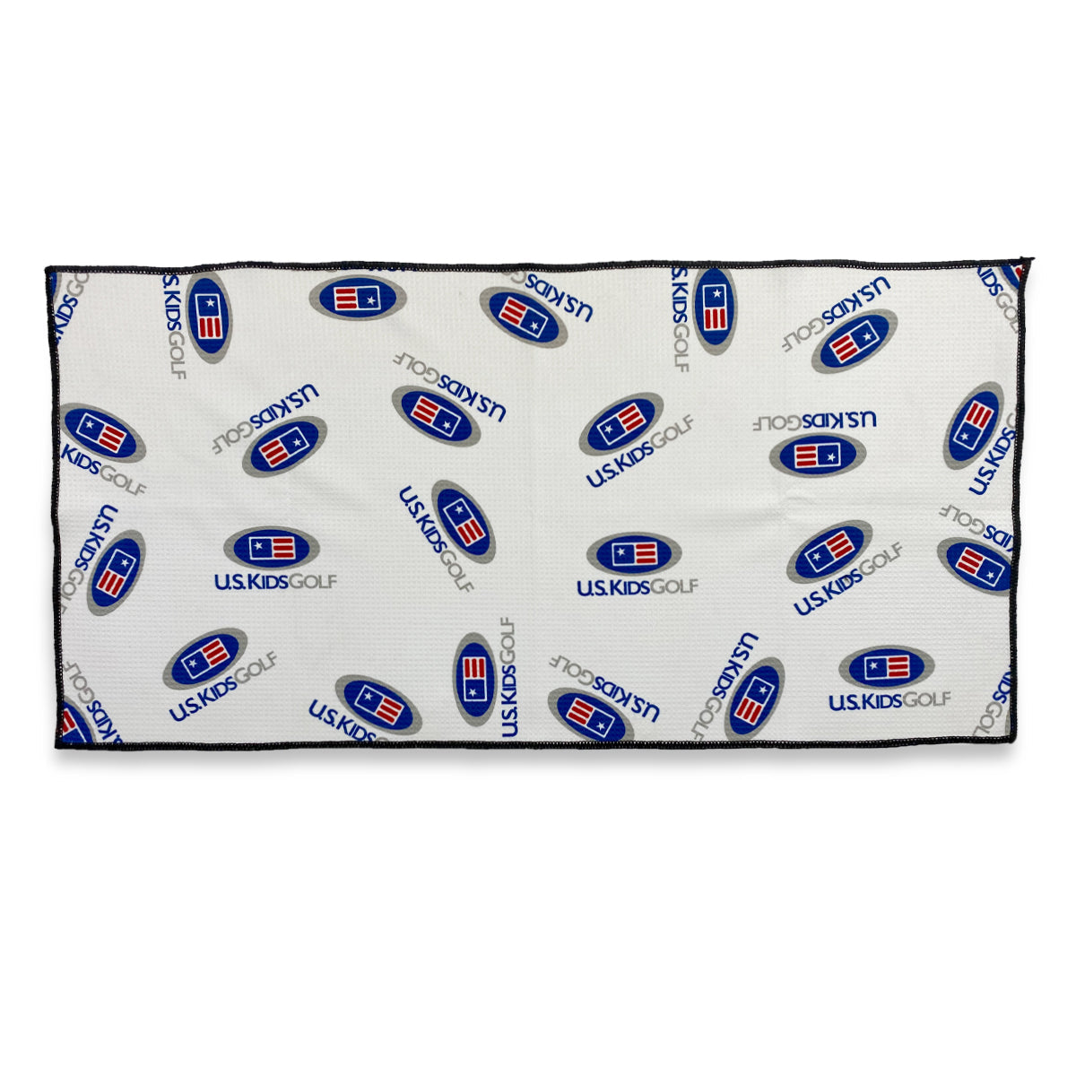 Multicolor Logo Towel, Black, 16 x 32