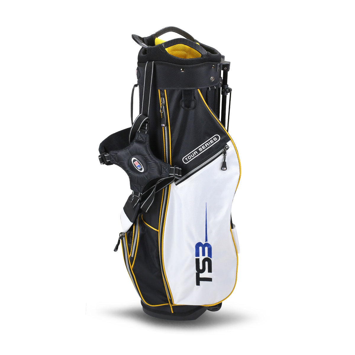 TS3-63 Stand Bag 33.5 Inch, v5 Bla/Whi/Gol Bag