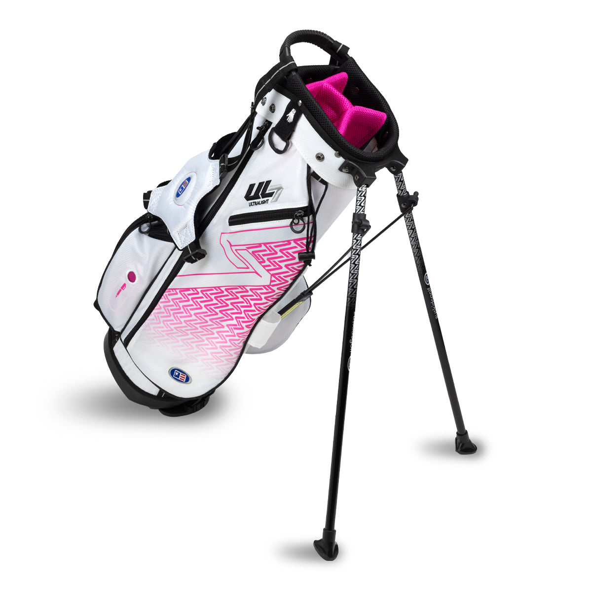 UL7 54 Stand Bag/27.5 Inch White/Pink