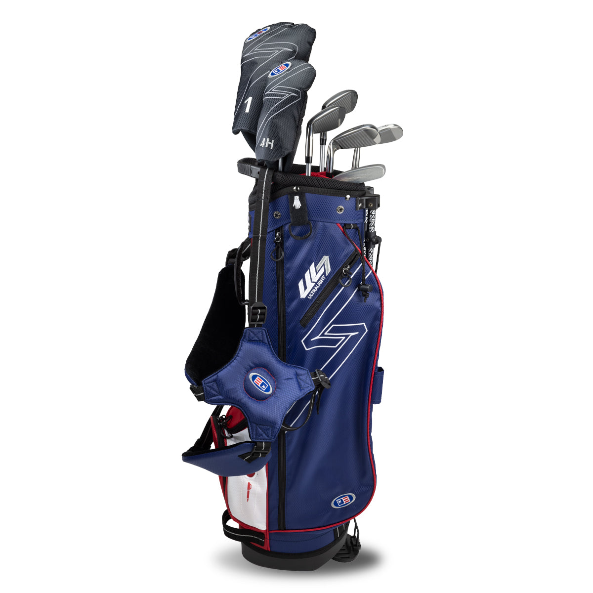 UL7 57 7 Club Stand Set, All Graphite, Black/ Right / Navy/Red
