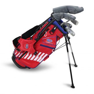 UL48-s 5 Club Stand Set, Red/White/Blue Bag