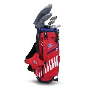 UL48-s 5 Club Stand Set, Red/White/Blue Bag