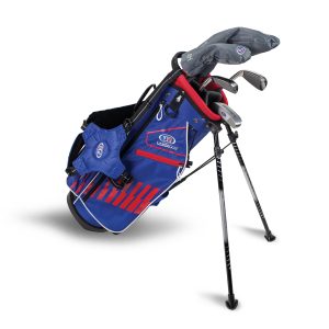 UL51-s 5 Club Stand Set, Blue/Red/White Bag