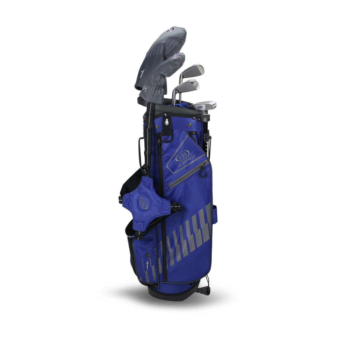 UL57-s 5 Club Stand Set, Blue/Grey Bag - U.S. Kids Golf